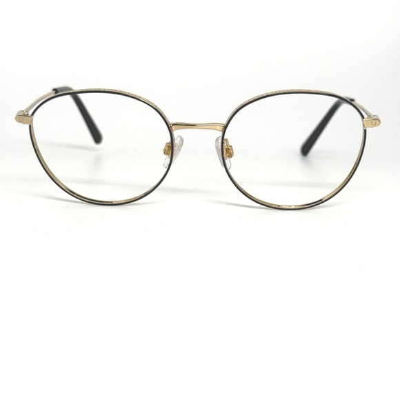 Dolce & Gabbana DG1322 1334 Gold Black Round Eyeglasses Frames 50-18-140 21725